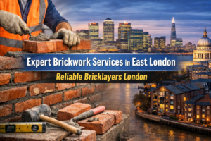 Expert brickwork and East London skyline